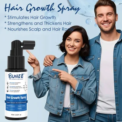 BUNEE Anti-Hair Loss Hair Growth Spray DHT Blockers Nourishes Scalp Promotes Hair Regrowth Healthy & Nutrient-Rich Care Essence