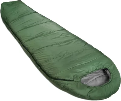 Hot Sale Factory 3-Season 20 Degree F Mummy Sleeping Bag for Camping and Hiking, Olive Green