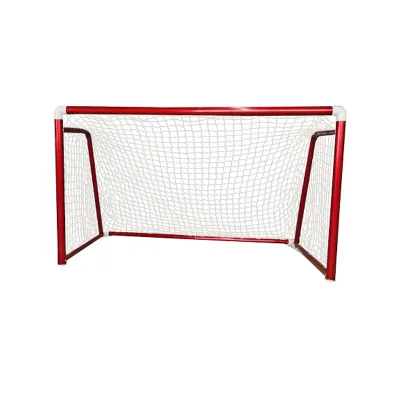 JINGXIANG Portable Aviation Aluminum Soccer Goal Mini Folding Kids Training Net Manufacturer for Backyard Sports