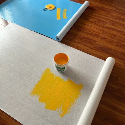 Sticky Nonwoven Felt Waterproof Oil-Proof Floor Protective Film for Hardwood Floors Tile Countertops Customizable Thickness OEM