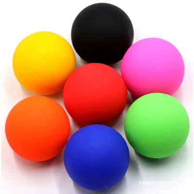 Customize Logo Muscle Soreness Massager Silicon BallMassage Lacrosse Balls for Myofascial Release,Yoga Deep Tissue Massage