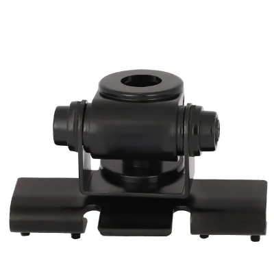 Two-Way Adjustable Metal Amateur Mobile Radio Antenna Mount Clamp Bracket Customized Size Cars Trucks Telecom Parts Model