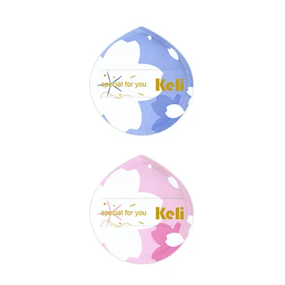 Hot Selling 2pcs Printing Air Cushion Puff Dry Wet Non-latex Soft Foundation Makeup Powder Puff