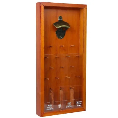 Bottle Opener Drinking Game for Hire Beer Bottle Opener Cap Game Wall Mounted Bottle Opener and Catcher