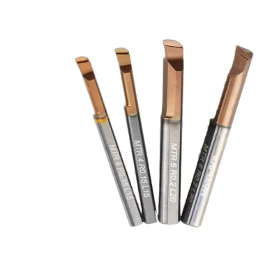 Micro Tungsten Steel 65 Degree MTR Overall Alloy Small Boring Tool Shockproof with Small Aperture Stainless Steel Modification