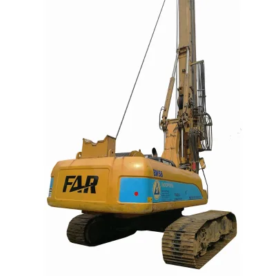FAR250 Hydraulic kelly Piling Rig bauer Bore Pile Drilling Rig Rotary Drilling kelly bar Auger Bucket Drilling Equipment