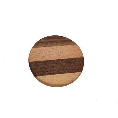 wooden Customized Eco-friendly Round Coasters Special Design Coaster Logo Cup Coaster