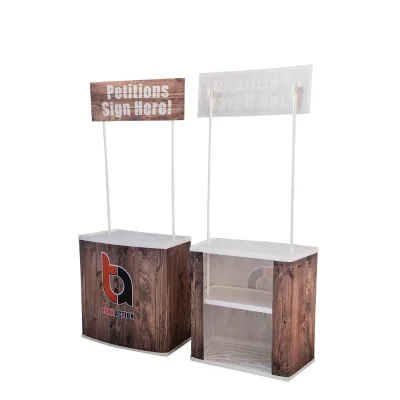 New Arrival Portable Promotional New Design Cheap Price Portable Durable Reusable Plastic Promotion Counter