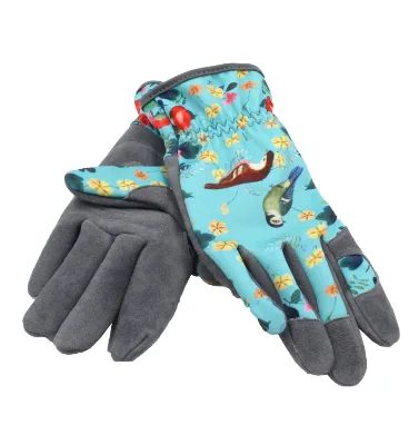 Hot Selling Gardening Gloves with Deerskin Leather Suede for Yard Work and Safety Work