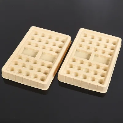PVC Blister Tray for Chocolate Snack Candy PET Blister Box with PS Flocking Plastic Packaging with Inner Toy Holder