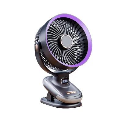 Fully Automatic USB Small Fan With Long Battery Life Shaking Head Circulating for Office & Dormitory for Car & RV 5V