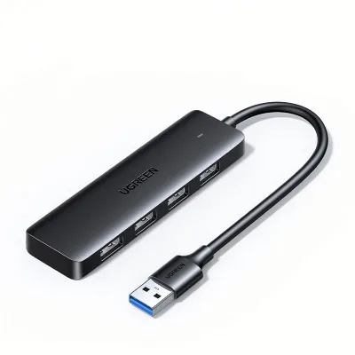 UGREEN USB 3.0 Hub, 4 Ports USB a Splitter Ultra-Slim USB Expander for Mouse, Keyboard, Flash Drive, U Disk, Printer