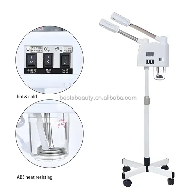 Professional Skin Care Facial Steamer Cold Hot Sprayer 2-in-1 Soft Mist Full-Automatic Multi-Function for Hair face sprayer