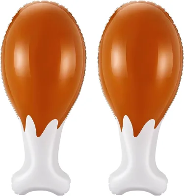 Hot Selling Thanksgiving Dog Inflatable Turkey Leg Chicken Leg Toy Plastic for Ages 2-7