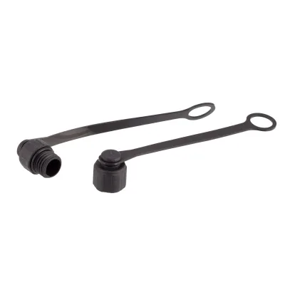 M8 Dust Caps IP67 Plastic and Metal with Chain Protection Female and Male M8*1 Thread Cover Circular Connectors