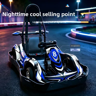Racing Large Screen Dashboard Electric Go Kart New Sports Park Shared Cart For Kids And Adults Wholesale