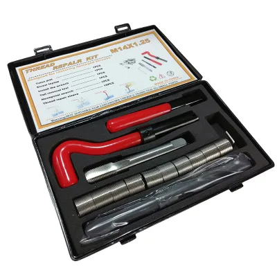 ANCETE Metric ST14 for Thread Repair Kit & Tool with Drill Bits Screw Tap Wire Inserts (304 Stainless Steel)