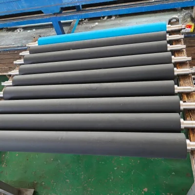 High Quality Conveyor Roller for Steel Industry Material Handling Rubber Head Roller
