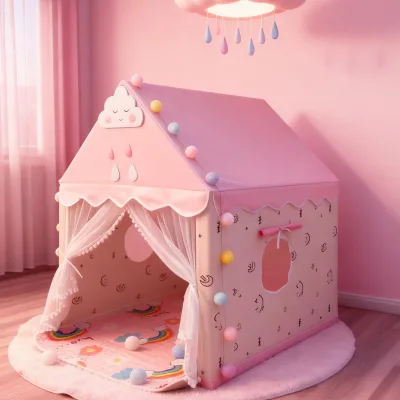 Children's Indoor Tent-Polyester Material 120cm Dimensions Unisex for Ages 2-13