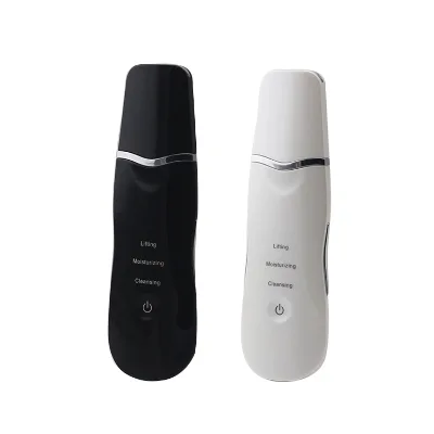 Professional Ultrasonic Face Skin Scrubber Shovel Pores Cleanser Rechargeable Spatula Blackhead Remover Facial Cleaner
