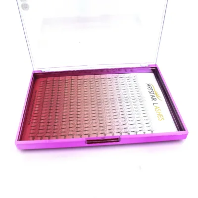 Short Base Prefans Lashes 3D 4D 5D 6D C/D Curl Premade Fan Lashes Lash Box Faux Faux Mink Eyelash