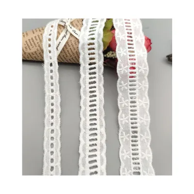 Lace Tape TrimCotton Eyelet Trim Big Ladder Cotton Lace Trim Venise Lace Trim