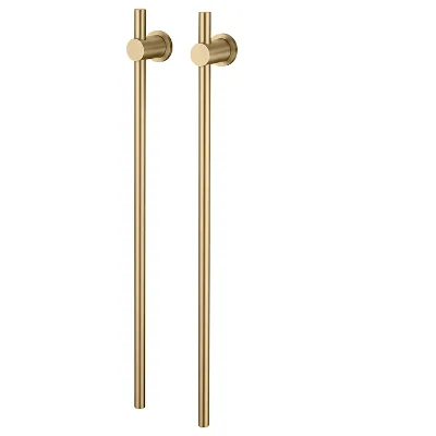 Intelligent Timing Concealed Vertical Electric Towel Rack Stainless Steel Wall-Mounted Heater 80cm Length Modern Design Towel