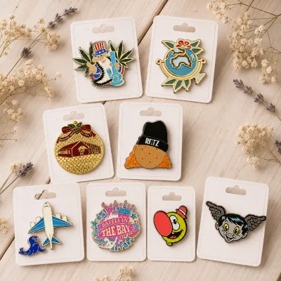 Custom Printed Metal Pins Wholesale UV Print Enamel Lapel Badges with Logo for Artwork Photos and Gifts