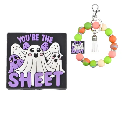 Horror Styles Soft Rubber Pen Focal Beads for Christmas Halloween Party Gifts