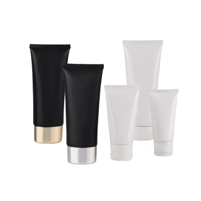 150Ml 200Ml Round Shampoo Lotion Foam White Cosmetic Plastic Tube Packaging