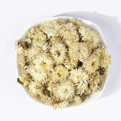 High Quality Dried Summer Chrysanthemum Flower Herbal Tea White Chrysanthemum Morifolium Flower Tea Blooming Tea