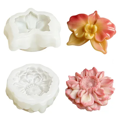 Hot Selling DIY Handmade Silicone Candle Mold for Home Decoration Factory Customized BPA Free Candle Cake Decorating Molds Bulk