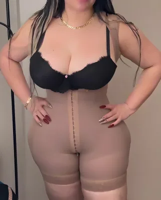 Front Hook Eye Adjustable Straps Firm Control Anti-Bacterial Lace Design Women's Body Shaper Belly Adjustment Butt Lifter Fat