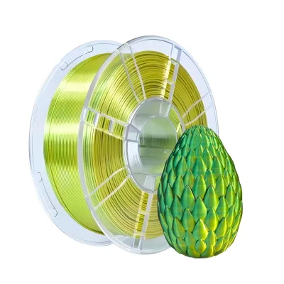 Stunning Multicolor PLA Filament - Silk Shine + Dual/Triple Color Effect, Perfect for Creative Projects, Gifts & Home Decor