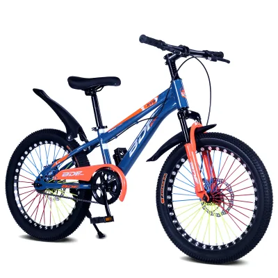 Wholesale 18/20/22-Inch Kids Bikes Durable Steel Frame Disc Brake Children's Bicycle Adjustable Height for Ages 6-12