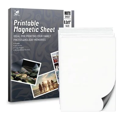Custom Crystalcode Double Sided A4 Sheets Photo Paper Magnetic Sheet With Adhesive