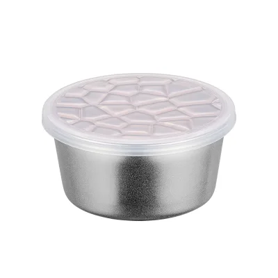 304 Stainless Steel Keep Fresh Lunch Box Silicone Lid Microwave-Safe Freezer-Friendly Stackable Design Food Container Crispers