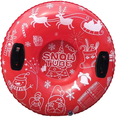 Customized Winter Hot Sale Outdoor Good Snow Ring Inflatable Inner Tube for Kids and Adults