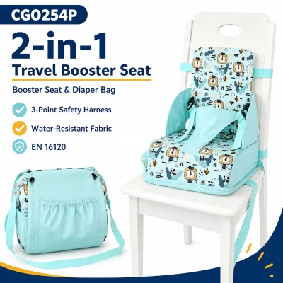 New Style Portable Foldable Dining Table Easy to Install Booster Seat Multi Folds Eating Years Toddler Booster Seat for Eating