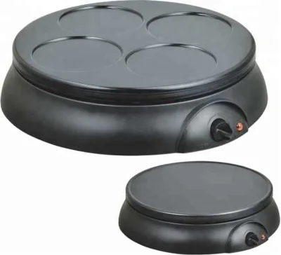 Electric Crepe Maker Fixed or Detachable Plate Pancake Plate for Option