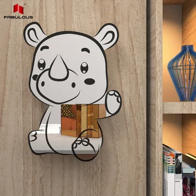 FABULOUS Self-Adhesive Acrylic Plastic Wall Mirror Scratch Resistant Home Decor for Children Toy Mirror