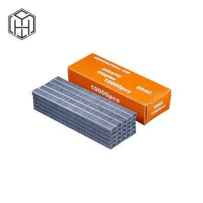 Agricultural Staples 604C 10000 Pcs Metal Wire for Branch Binding Horticulture Use 604C Staples for Garden Branch Tying Machine