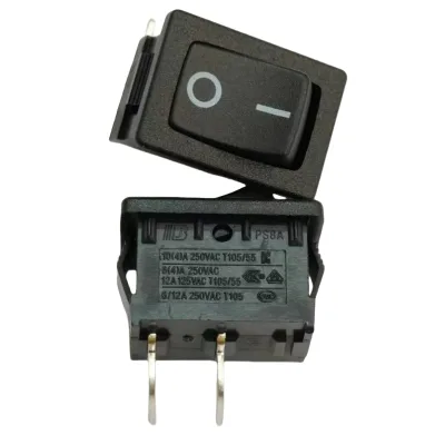Mini Switch 2 Pin Boat Button AC 8A 250V Rocker Switch Rocker on off Power Switch