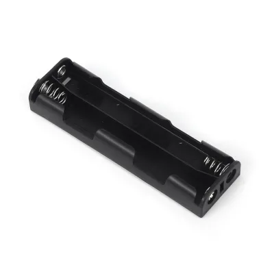 4AA 4xAA Battery Holder Adapter Tube Case Box with Wire/Snap Connector for Home Appliances