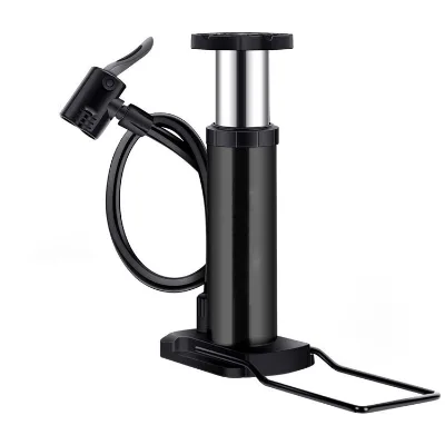 Mini Portable Bicycle Foot Pump Compatible Portable Bicycle Pump Aluminum Alloy Floor Bike Pump