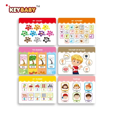 Matt Lamination Sensory Educational Busy Book for Kids Montessori Toys for Toddlers Learning Busy Book