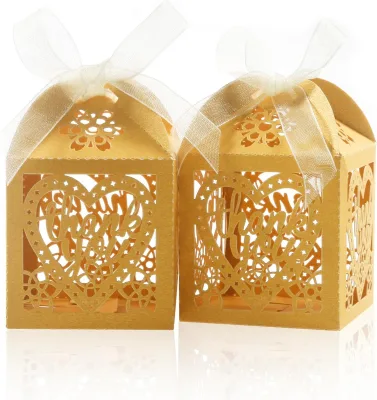Gift Boxes Wedding Party Favor Boxes Lace Candy Boxes for Wedding Bridal Shower Baby Shower