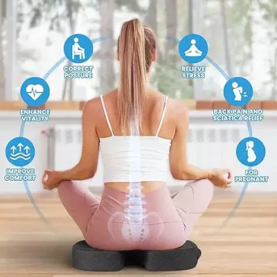 Yoga Chair Cushions Anti-Slip Detachable Washable Tail Lumbar Pillows Seat Cushions High-End Quality Custom Factory Memory Foam