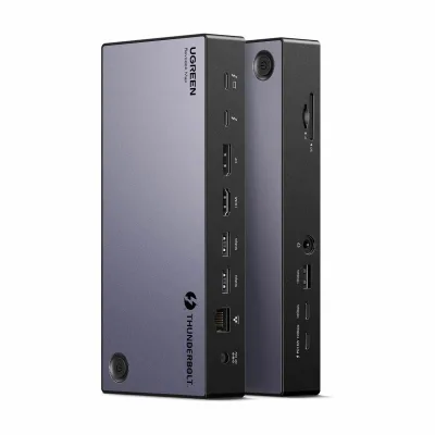 UGREEN Revodok Max 313 Thunderbolt 4 Dock, 13-in-1 40Gbps Docking Station Triple 4K@60Hz or Single 8K Display