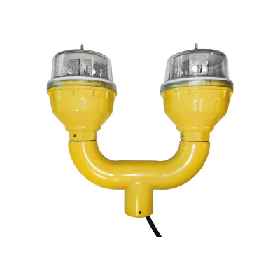 High-Visibility Features Customizable Flashing Frequency 32.5cd Twin Aviation Obstruction Light